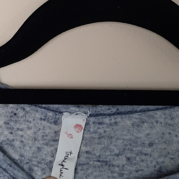 Blue Gray Cap Short Sleeve Tee Size S - Picture 4 of 4